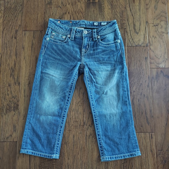 Miss Me Cuffed Capri size 14 - Picture 4 of 4